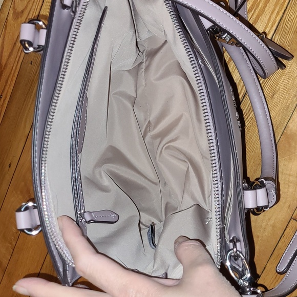 Nine West Muted Mauve/Pink Colored, 3 Compartment, Pre-loved Purse - Picture 7 of 12